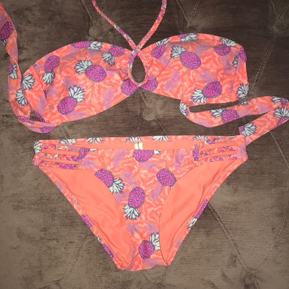 American Eagle pineapple bikini